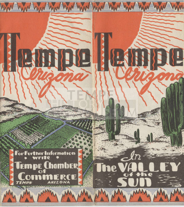 Brochure, "Tempe Arizona. In The Valley of the Sun"