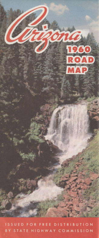 "Arizona 1960 Road Map"