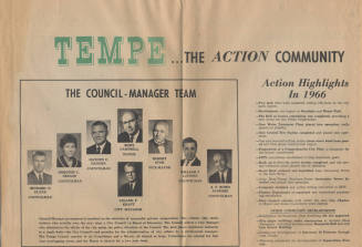 "Tempe..The Action Community..1966…1967…"--Programs, projects, objectives.