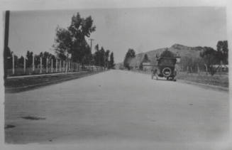 Looking north on a Tempe street, 1920s