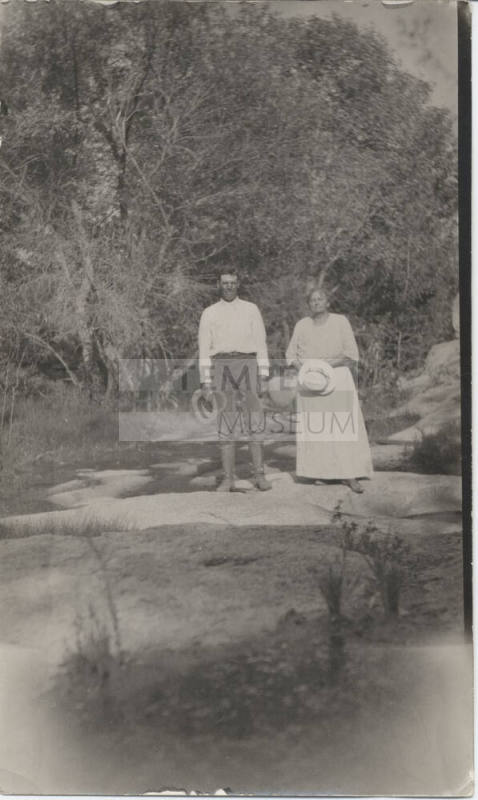 Mary S. Craig and an Unidentified Man