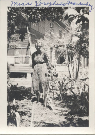 Josephine Frankenburg in Front of House