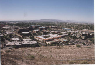 View from Tempe Butte: Looking southwest over downtown.