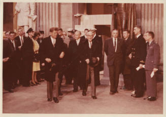 Group with Carl Hayden and John Kennedy