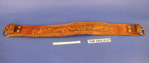 Tooled Leather Girth