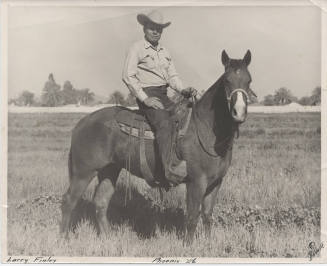 Larry Finley on a Horse