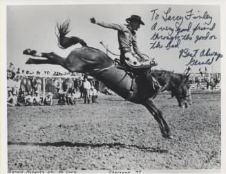 Gerald Roberts on He Coon, Cheyenne '47