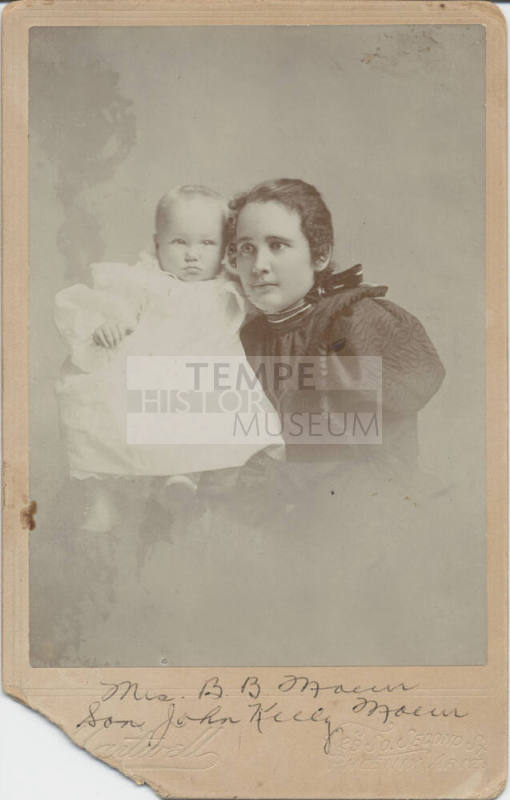 Honor Anderson Moeur and Her Son John