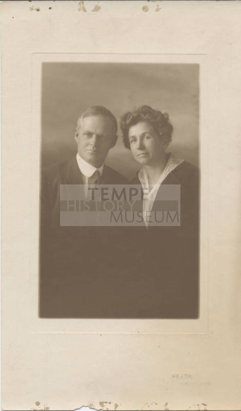 Portrait of Charles and Flora Hanna Mullen