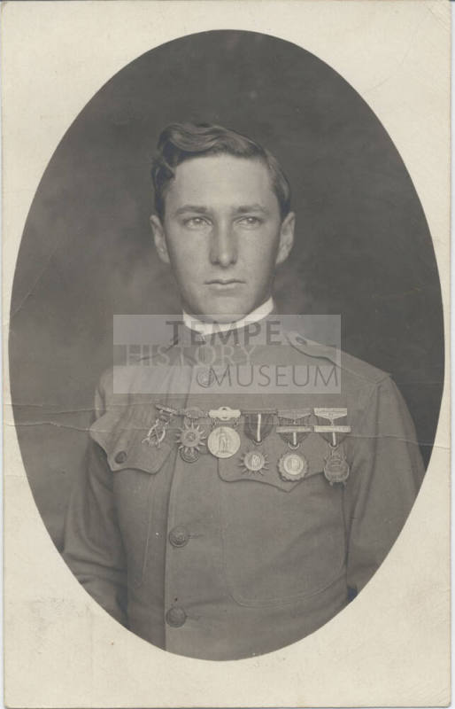 Portrait of Garland White in military uniform