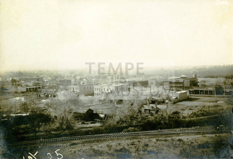 View of Mill Avenue from Tempe Butte
