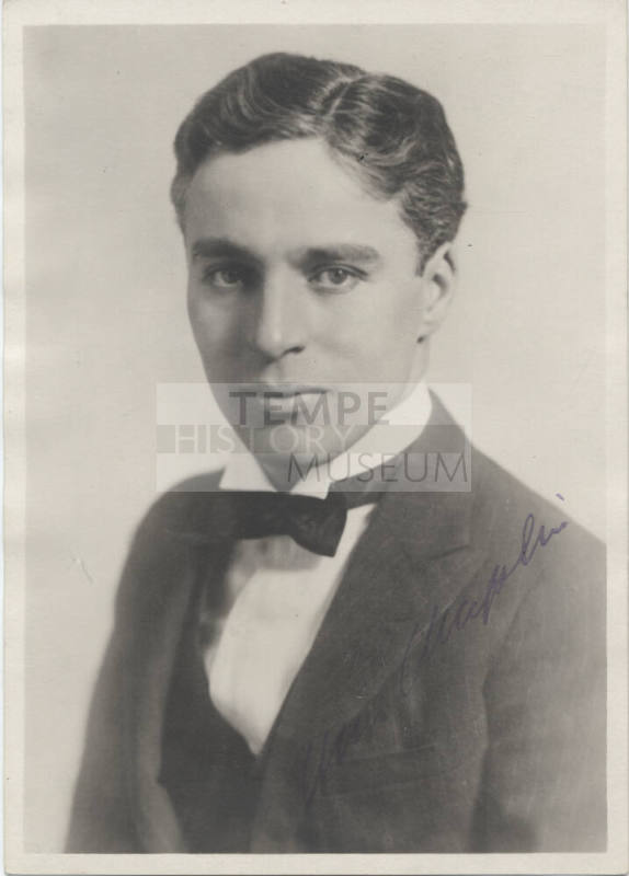Autograph Portrait of Charles Chaplin