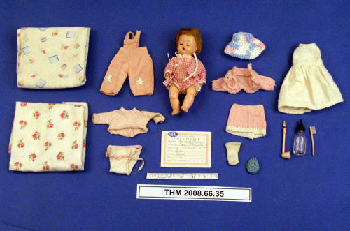 Blonde Little Betsy Wetsy Doll with Layette (1957)