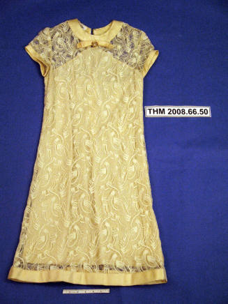 Ivory Lace 1968 Dress with Cap Sleeves