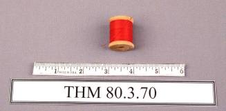 Spool, Wood with Red Thread