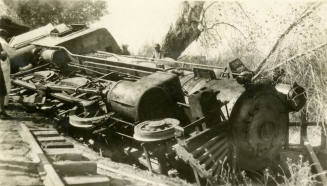 Santa Fe Train Wreck Near Creamery,Tempe