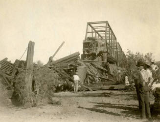 Wreck of Maricopa Railroad Line