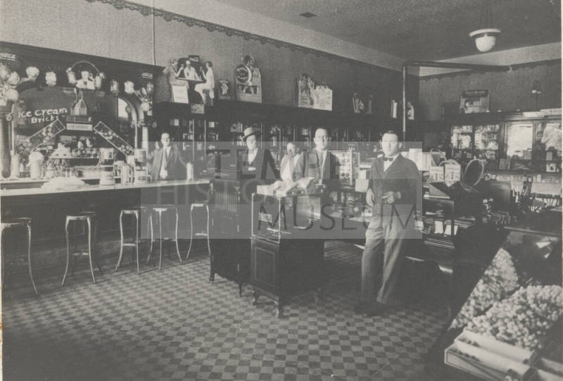 Interior of Laird and Dines Drugstore, Tempe, Arizona