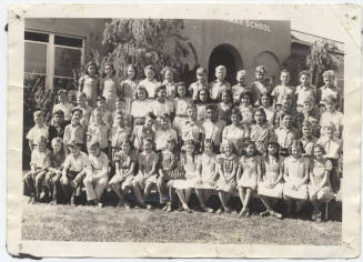 Photograph:  Tempe Grammar School 6th grade, circa 1937