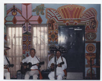 Musicians at Escalante Senior Center for the Fiesta Patrias, Sept. 1986