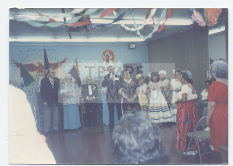 Speaker and Participants Cinco de Mayo event 1986