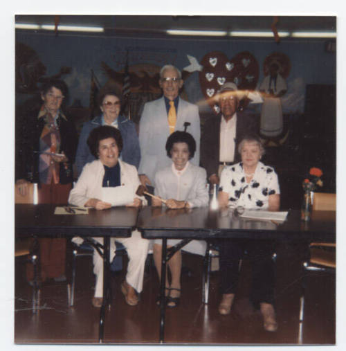 1986 Site Council Officers, Escalante Senior Center