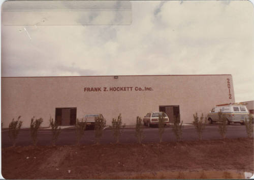 Frank Z. Hockett Co. Inc., 2012 West 4th Street, Tempe, Arizona
