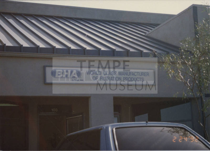 BHA World Class Manufacturer of Filtration Products, 1975 East 5th Street, Tempe, Arizona