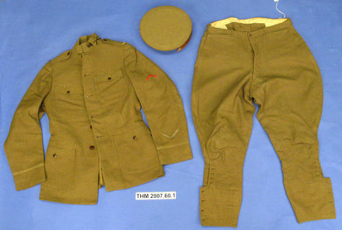 World War I Officer's Uniform: jacket, trousers, hat
