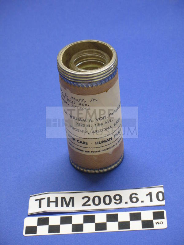 Human Tissue Mailer (cylinder and bottle)