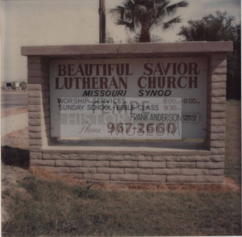 Beautiful Savior Lutheran Church, 1337 West 11th Street, Tempe, Arizona