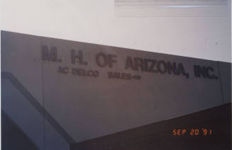 M. H. of Arizona, Inc.. 1801 West 4th Street, Tempe, Arizona