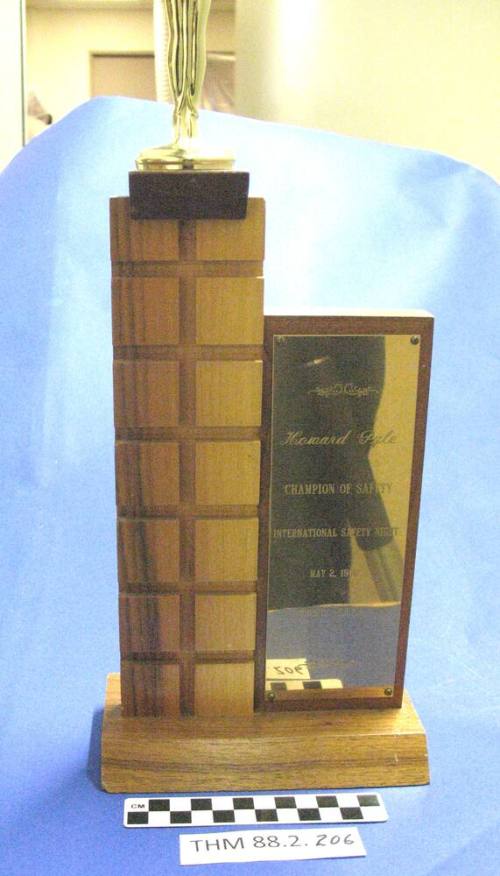 Howard pyle, Champion of Safety, 1966 Trophy