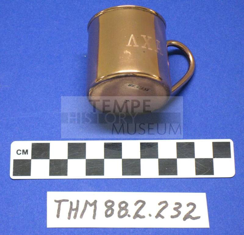 Copper small mug of Lamda Chi Alpha
