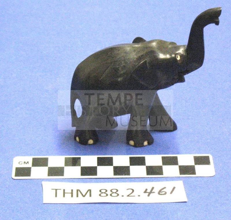 Elephant Figurine, dark gray