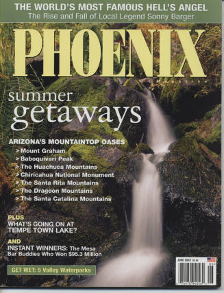 June 2003, Phoenix" What's going on at Tempe Town Lake" pg. 62