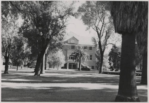 Photograph (B/W) Old Gym, Arizona State College, 1950s