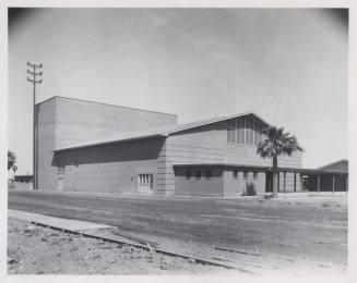Photograph (B/W) of new Tempe Union High School - 1952