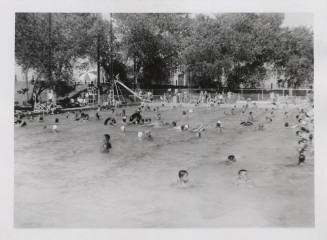 Tempe Beach Pool & Slide in the 1950s