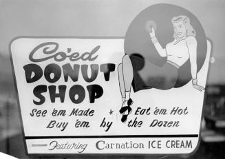 Co'ed Donut Shop Sign