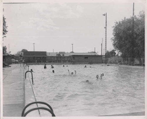 Tempe Beach Pool & Bath House in the 1950s