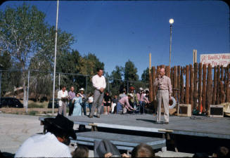 Tempe JC's Western Barbeque:  Governor Pyle speaking