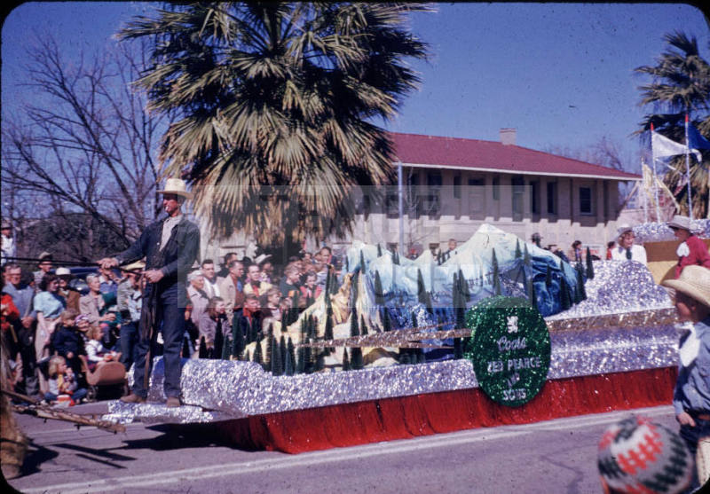Phoenix Jaycees Rodeo Parade:  Coors Beer 'Rocky Mountains' Float