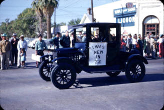 Parade:  Black 1922 Car - Mill Avenue, Tempe