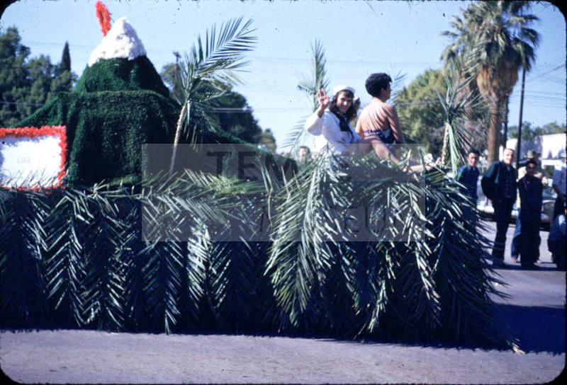 Parade:  Palm Frond Float - Mill Avenue, Tempe