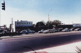 View of University Drive Businesses