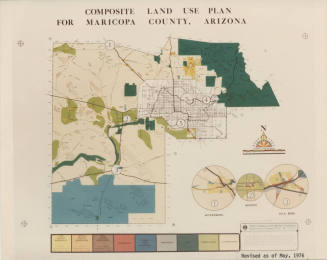 Map of Composite Land Use Plan for Maricopa County, Arizona - Revised 5/1976