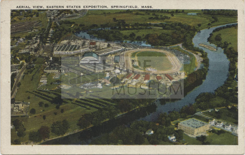 Postcard - Aerial View of Springfield Massachusetts