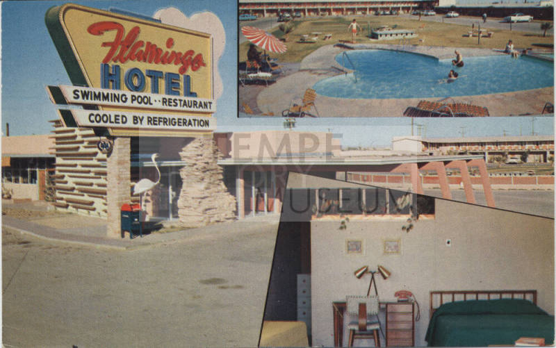 Postcard - Flamingo Hotel, Yuma, Arizona