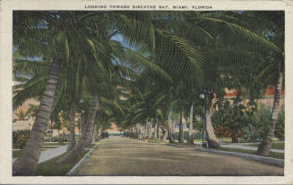 Postcard - Biscayne Bay, Miami, Florida